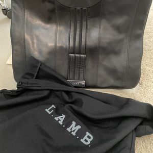 L.a.m.b handbag, black leather, great condition